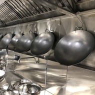 Chef Cantonese Style, 1.6 Canteen Hotel Hotel Wholesale Iron Wok Thick Hotel Handmade 1.5 Double Ear
