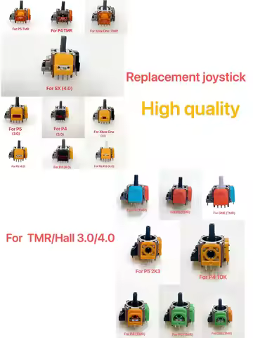 50Pcs Replacement TMR Effect Joystick 3D Analog Stick for DualSense PS5 PS4 Controller for Xbox Seri