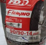 Ban Flemino 90/90-14 Ban Luar Ban Belakang Fdr 90/90-14 Untuk Vario Lama Vario 125 Vario 150 Spessy 