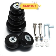 AMOR12U7 Travel Luggage Wheels Sliding Silent Replacement Casters Repair