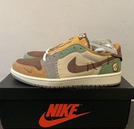 Zion Williamson x Jordan Air Jordan 1 Retro Low OG Voodoo 棕色 男女同款