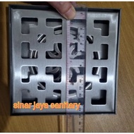 Stainless Floor drain 15cm x 15cm / stainless bathroom strainer