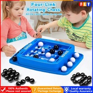 4-In-A-Row Interactive Touch Flip Chess Funny Design Storage Bag Tabletop Board Games Thinking Toy