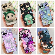Google Pixel 6 / Pixel 6a / Pixel6 Pro Cute Cat Dinosaur Painted Soft Silicone TPU Case