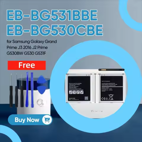 New EB-BG531BBE EB-BG530CBE Battery 2501mAh for Samsung Galaxy Grand Prime J3 2016 J2 Prime G5308W G