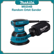 Makita M9204B สุ่ม Orbit Sander Disc Sander ไม้เฟอร์นิเจอร์เครื่องขัดสูญญากาศงานไม้5นิ้ว Round Disc