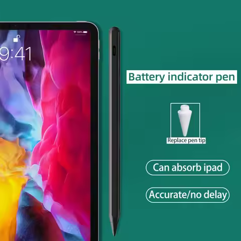 For Apple Pencil Stylus Pen for iPad 2018-2024 Palm Rejection Touch Pencil for iPad Pro 12.9/11/13-i