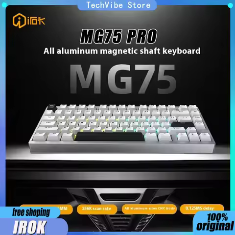 New Irok MG75 Pro/MAX Magnetic Switch 8KHZ Gaming Keyboard Mechanical Keyboard Hall Effect Wired ARG