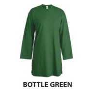 Cotton Muslimah Dark Green Eight Square Blank T-Shirt 100% Cotton