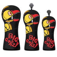 Golf Club Cover No. 1 Wooden Driver 3/5FW Head Cover Waterproof Protective Cap Cover