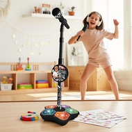 Electronic Kids Microphone Stand Toy for Party Entertainment and Christmas Celebrations
