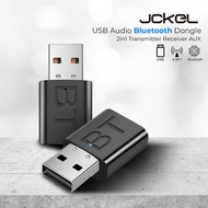 Jckel USB Audio Bluetooth Dongle 5.0 2in1 Transmitter Receiver AUX - JC521 (Hmws19)