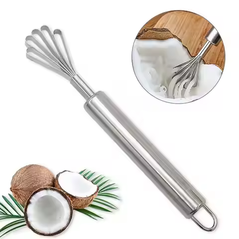Creative Steel Shredded Coconut Knife Home Coconut Grater Scraping Coconut Meat Scraper Fish Fruit P