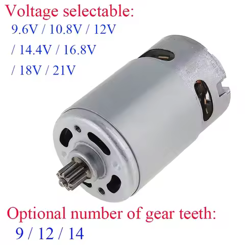 RS-550 DC Gear Motor 9.6V 12V 14.4V 16.8V 18V 21V For Makita For DeWalt For Bosch For Milwaukee Elec