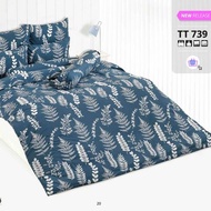 TOTO ชุดเครื่องนอน (ผ้าปู+นวม) ขนาด 6 ฟุต TT739 (ของแท้ 100%)