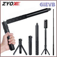 GIEVB Invisible Selfie Stick for Insta360 X3 ONE X2 RS GO2 Bullet Time Aluminum Alloy Selfie Stick Tripod for Insta 360 X3 Accessories QIOFD