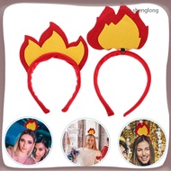 Flame Hairband Cosplay Headband Funny Halloween Accessory