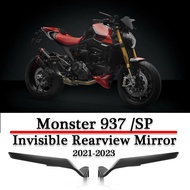 Monster 937 Mirrors For Ducati Monster 937 MONSTER 937 SP Winglets Mirror Kits Adjustable Mirrors Motorcycle Wing Mirrors