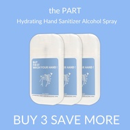 สเปรย์แอลกอฮอล์ทำความสะอาดมือ Hydrating Hand Sanitizer Alcohol Spray by the PART 3 ชิ้น