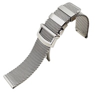 Universal Mesh Milanese Watch Strap for Seiko 20mm 22mm Bracelet for Omega Seamaster Wrist Belt Stainless Steel Watch Band for IWC Pilot