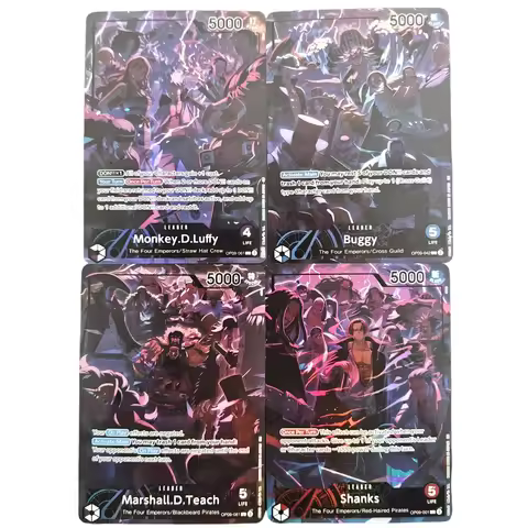 Proxy One Piece English Version 2nd Anniversary Set Promotion Cards Teach Luffy Shanks Buggy OP09 PR