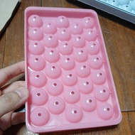 Ball ice tray ice cube mold 33 holes round marble 20x13cm