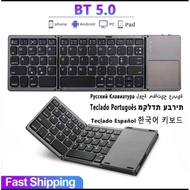 Chi B033 Mini Foldable Wireless Portable Bluetooth Keyboard With Touchpad For Windows Android Ios Hu