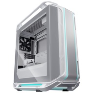 Cooler Master Cosmos C700M White E-ATX Full-Tower, Curved Tempered Glass Panel, iser Cable PCIe 4.0,