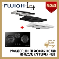 [BUNDLE] FUJIOH FH-GS7030SV Gas Hob And FR-MS2390 R/V 900MM Super Slim Cooker Hood