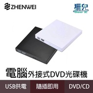 ZHENWEI ZHENWEI USB External DVD ROM Drive for Computer Readable DVD CD Ultra-Thin Slim No Burn WIN1