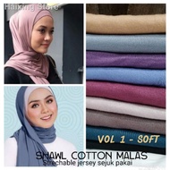 ❅🔥HOT SALE🔥SHAWL MALAS. SHAWL COTTON JERSEY. BORONG MALAS