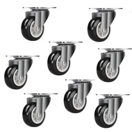 1 Inch 1.5 Inch 2 Inch 3 Inch Universal Wheel Caster Pulley Directional Wheel with Brake Silent Trol