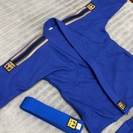 B13 Yuitsu Set Yudo Blue Thickness 350gram Jujitsu BJJ Hapkido Judo Gi Karate Jiujitsu
