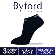 Byford (3 Pairs) Stokin | Byford Ankle Sport Socks - BSF1000T