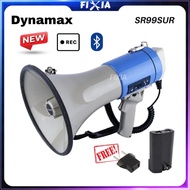 Original Dynamax SR99SUR 30W (Bluetooth/Record/Siren/USB/SD/AUX) Megaphone Loud Hailer Speaker FIXIA
