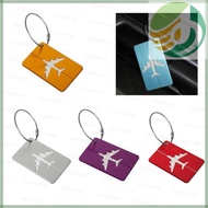 Yn3 As Suitcase Luggage Tags with Name ID Address Card Aluminum Suitcase Label Baggage Identifier Ru