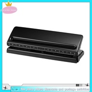 Adjustable 6-Hole Hole Punch Metal Hole Punch Binder Puncher 6 Hole Hole Punch for A4, A5, A6 Adjust