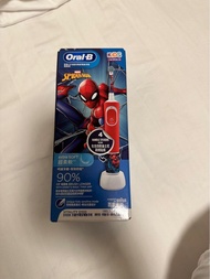 正版Oral-B  SPIDER-MAN 兒童電動牙刷 BRAUN