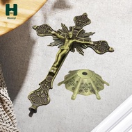 Homyl Jesus Cross Statue Standing Crucifix, Figure -table Cross Jesus Crucifix for