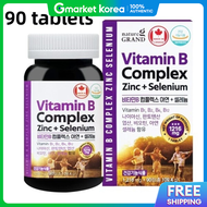 Vitamin B Complex B Group B5 B3 B12 B6 B100 Zinc Selenium Nutritional Supplement