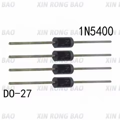 20PCS Rectifier Diode 1N5400 High Quality Rectifier Diode DO-27 New IN5400 3A 50V
