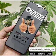 Tempered Glass Spy Privacy hp Vivo V2027 A9 2020 For Vivo V2027 Mobile Phone Type