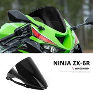 Motorcycle Accessories Windscreen Windshield Double Bubble For KAWASAKI Ninja ZX6R ZX 6R NINJA ZX-6R