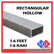 1 X 2  Aluminium Rectangular Hollow Bar Square Tube Besi Empat Segi 长方通 方喉