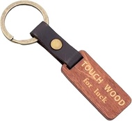 Touch Wood Lucky Keyring Lucky Wooden Gift Letterbox Gift(Letterbox Keychain)