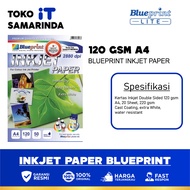 Inkjet Paper Blueprint A4 120 gsm Inkjet Paper/