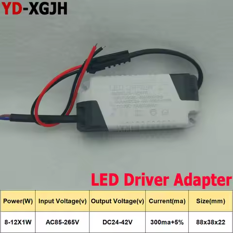10PCS/Lot LED Driver 8-12X1W 280-300mA SMD5730 LED PCB External drive Lighting Transformer Bulb Down