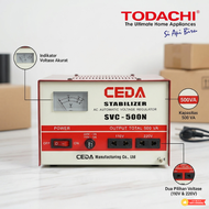 CEDA SVC-500N: Stabilizer Listrik Otomatis 500VA - Original Product & Bergaransi Resmi - Solusi List