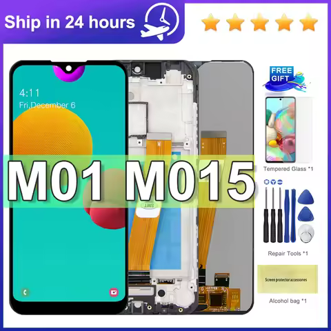 5.7'' For Samsung M01 Display M015 Touch Screen Digitizer Assembly For Samsung M01 M015F SM-M015G LC