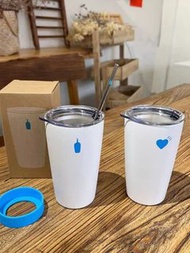 BLUE BOTTLE COFFEE x HUMAN MADE 聯名款 不鏽鋼保溫咖啡杯 隨行杯12oz  354ml 白色